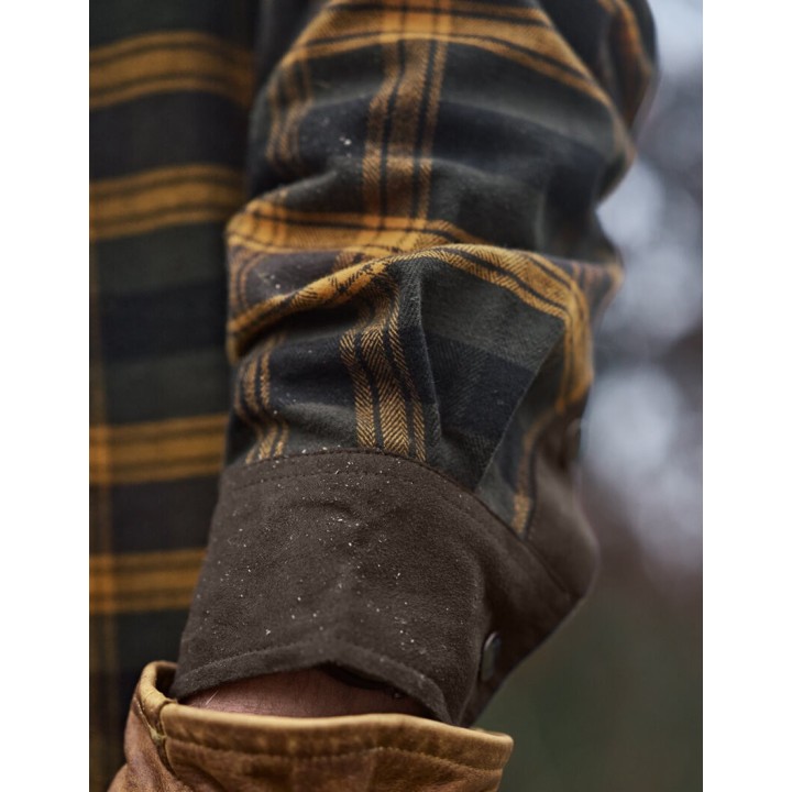 Harkila Aivak L/S košile buckthorn brown - silná bavlněná košile
