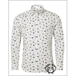Chevalier Hemd Danson Royal Family Print
