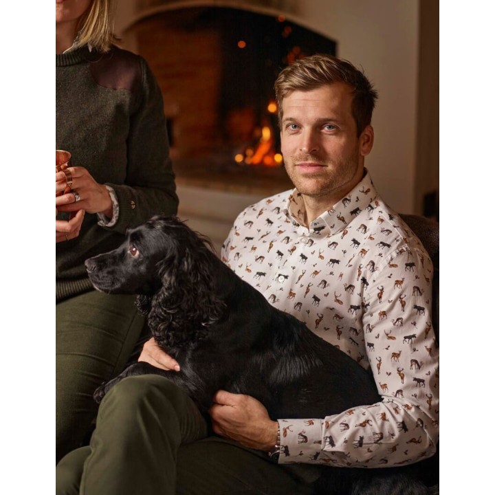 Chevalier Chemise Danson imprimé famille royale