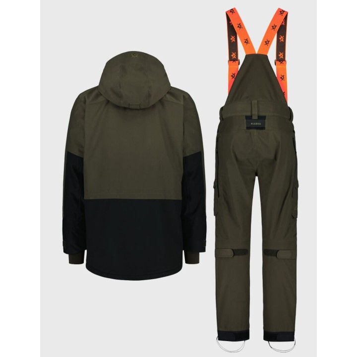 Alaska Tundra Brown - утепленный охотничий комплект с мембраной APS® ROZM TO 4XL!