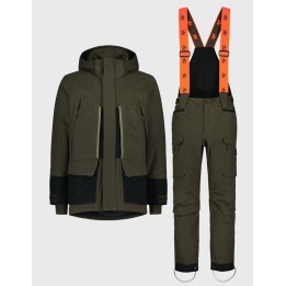 Alaska Tundra Brown - zateplený lovecký set s membránou APS® ROZM DO 4XL!