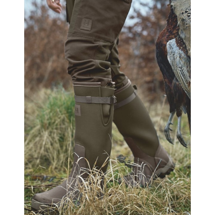 Harkila Forester Textilné gumené topánky zateplené wellingtons