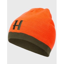 Harkila Reverzibilná čiapka Beanie obojstranná zelená oranžová