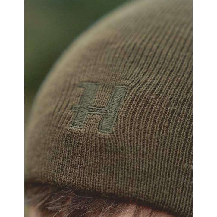 Harkila Reversible Beanie double-sided cap green orange