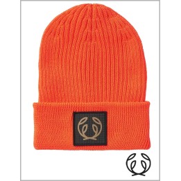 Chevalier Symbol bonnet orange bonnet tricoté