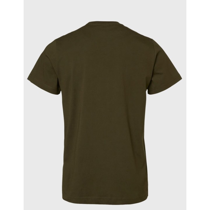 Футболка Alaska Camo Logo Ms Футболка Night Green 100% хлопок