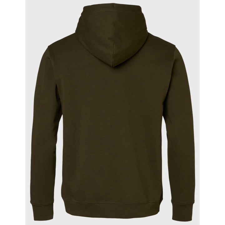 Mikina Alaska Camo Logo Ms Night Green, 100 % bavlna