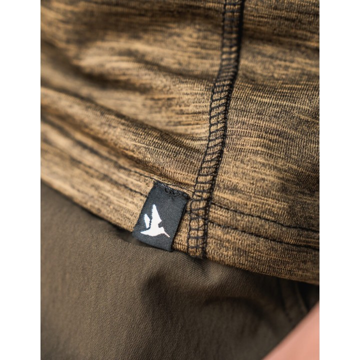 T-shirt technique Seeland Peak olive mélangé militaire