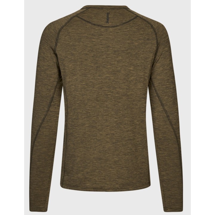 T-shirt technique Seeland Peak olive mélangé militaire