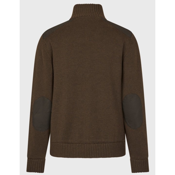 Seeland Haze Windbreaker Knit sötétbarna pulóver Windbeater® membránnal