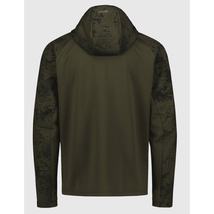 Alaska Active Hunter Ms Hoodie Night Green Blur тонкая толстовка