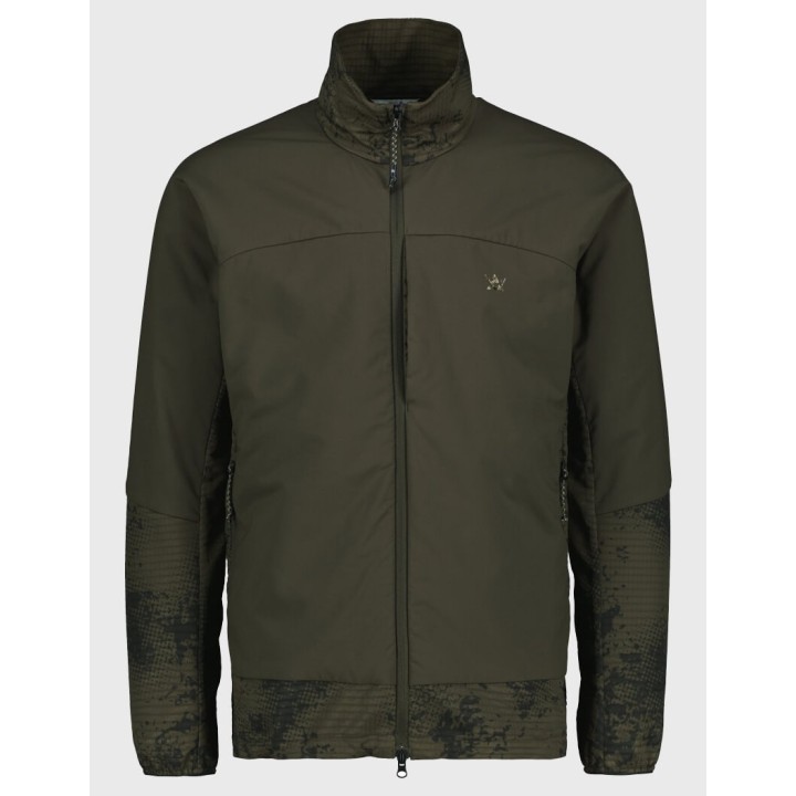 Alaska Active Hunter Ms Hybrid Night Green Blur jacket with insulation