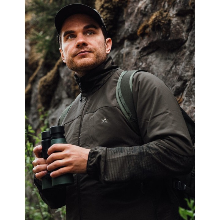 Alaska Active Hunter Ms Hybrid Night Green Blur jacket with insulation