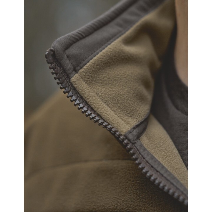 Harkila Kamko Dark antique bronze Willow green двусторонняя куртка из флиса с мембраной Gore-Tex