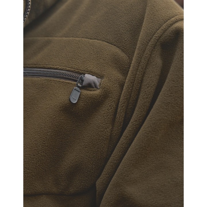 Harkila Kamko Dark antique bronze Willow green двусторонняя куртка из флиса с мембраной Gore-Tex