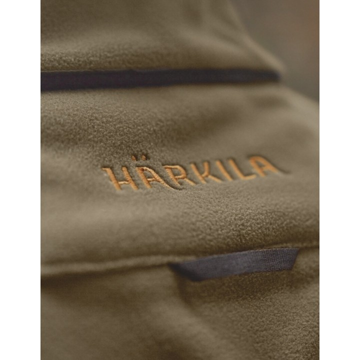 Harkila Kamko Dark antique bronze Willow green двусторонняя куртка из флиса с мембраной Gore-Tex
