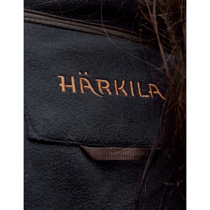 Harkila Kamko Fleece Women Willow Green Deep Well Purple Polar Reversible Windstopper®