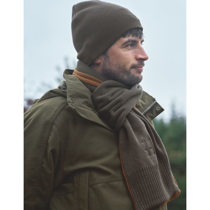 Harkila Reversible Beanie kétoldalas sapka árnyékbarna rusztikus agyag