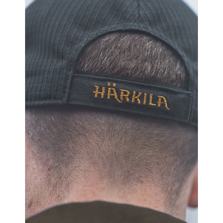 Harkila Instinct dark navy bawełniana czapka z daszkiem