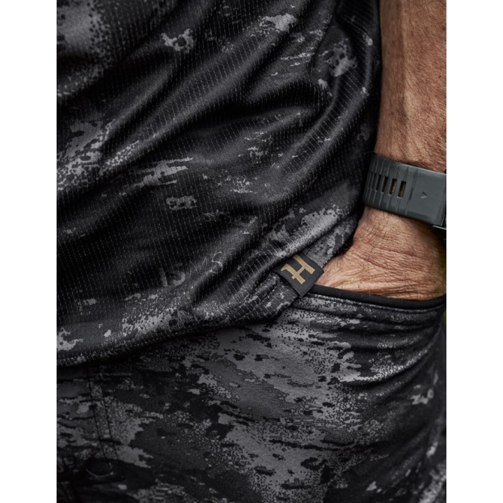 Harkila NOCTYX Camo AXIS MSP® Black/Black Funktionsshirt