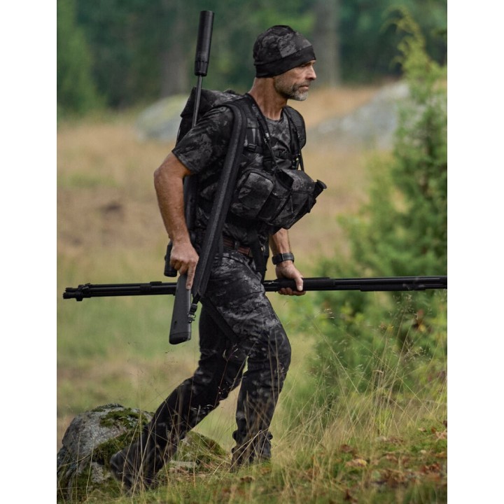 Harkila NOCTYX Camo AXIS MSP® Black/Black Funktionsshirt