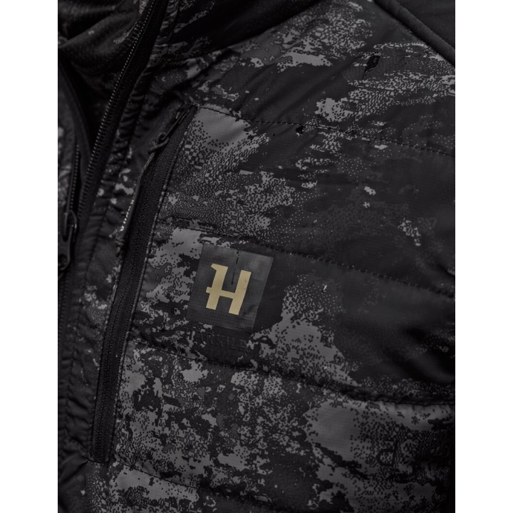 Harkila NOCTYX Camo Hybrid AXIS MSP® Black/Black ocieplana kurtka