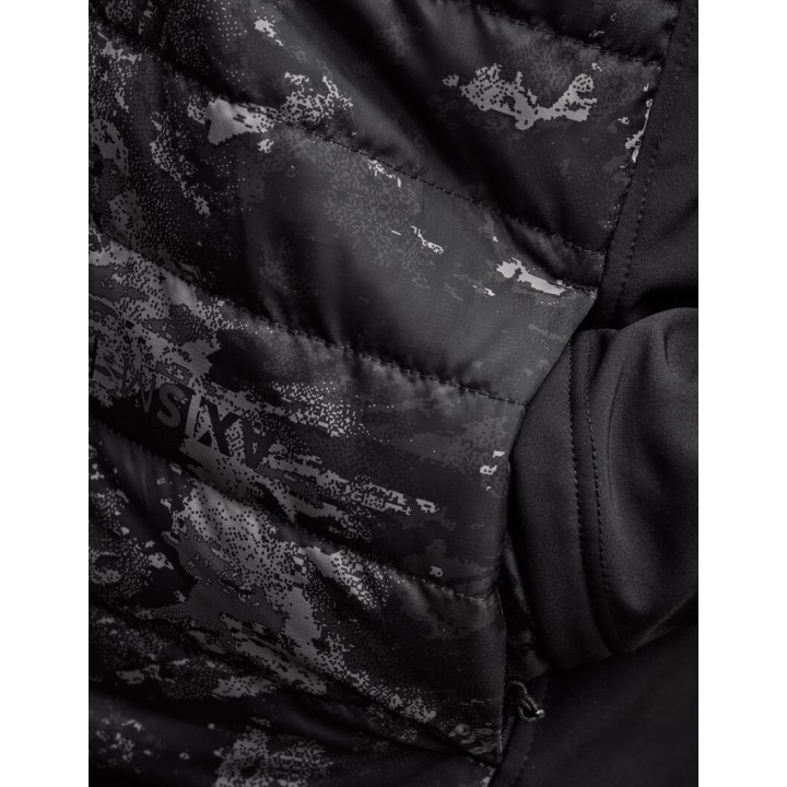 Harkila NOCTYX Camo Hybrid AXIS MSP® Black/Black ocieplana kurtka