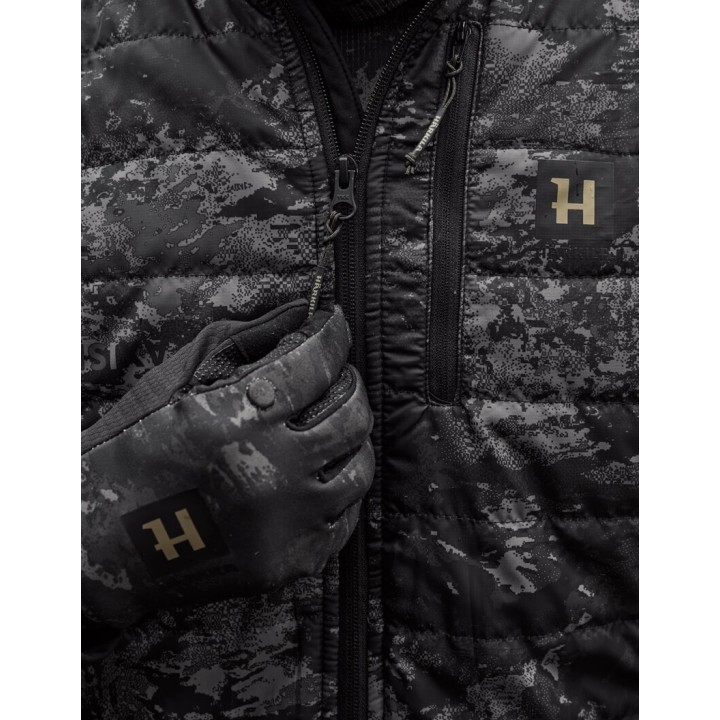 Harkila NOCTYX Camo Hybrid AXIS MSP® Black/Black ocieplana kurtka
