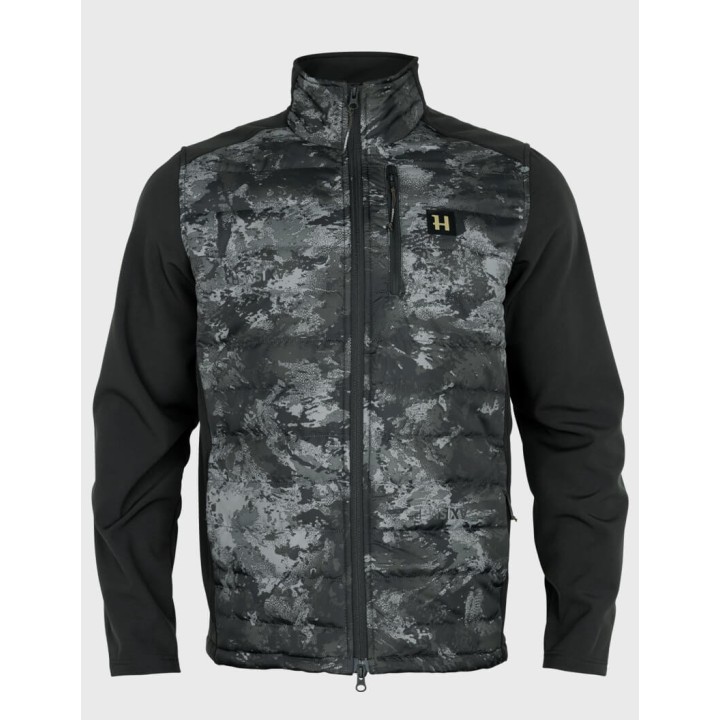 Harkila NOCTYX Camo Hybrid AXIS MSP® Black/Black ocieplana kurtka