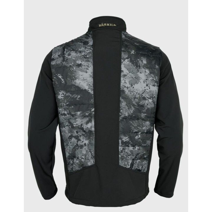 Harkila NOCTYX Camo Hybrid AXIS MSP® Black/Black ocieplana kurtka