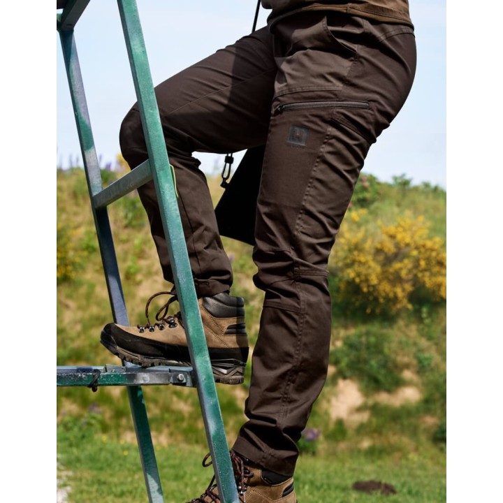 Harkila Fjell Women shadow brown durable summer women's trekking pants