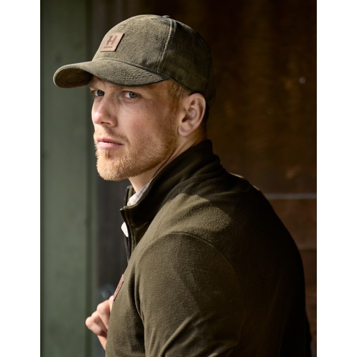 Harkila Corduroy Cap grape leaf baseball cap