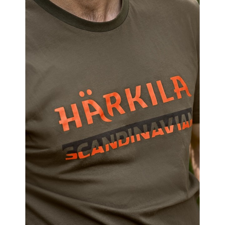 Harkila Scandinavian grape leaf футболка 100% хлопок