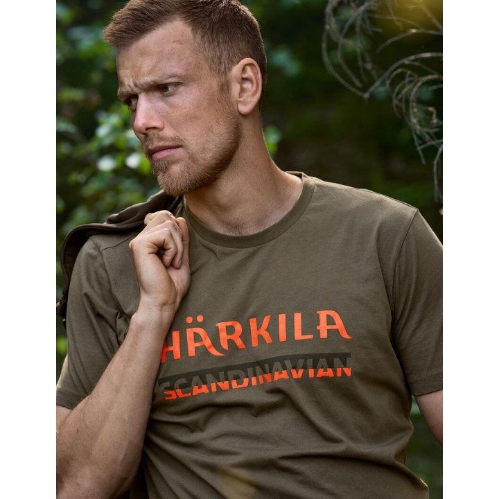 Harkila Scandinavian grape leaf футболка 100% хлопок