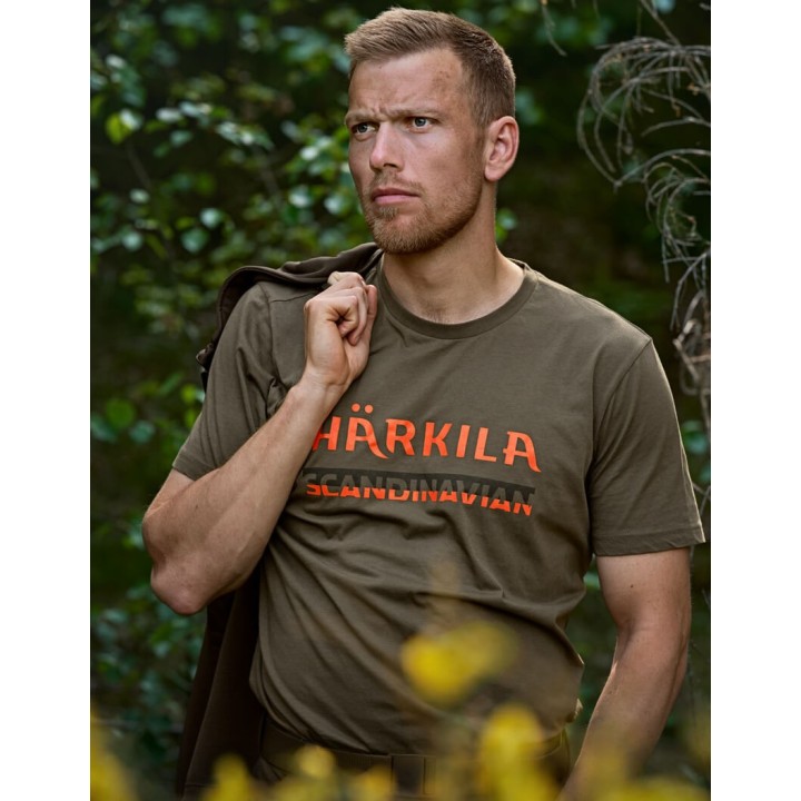 Harkila Scandinavian grape leaf футболка 100% хлопок