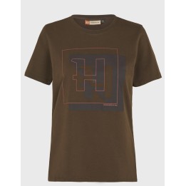 Dámske tričko Harkila H Logo W Willow Green 100 % bavlna