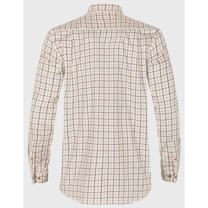 Seeland Oxford classic blue merlot check koszula 97% bawełna