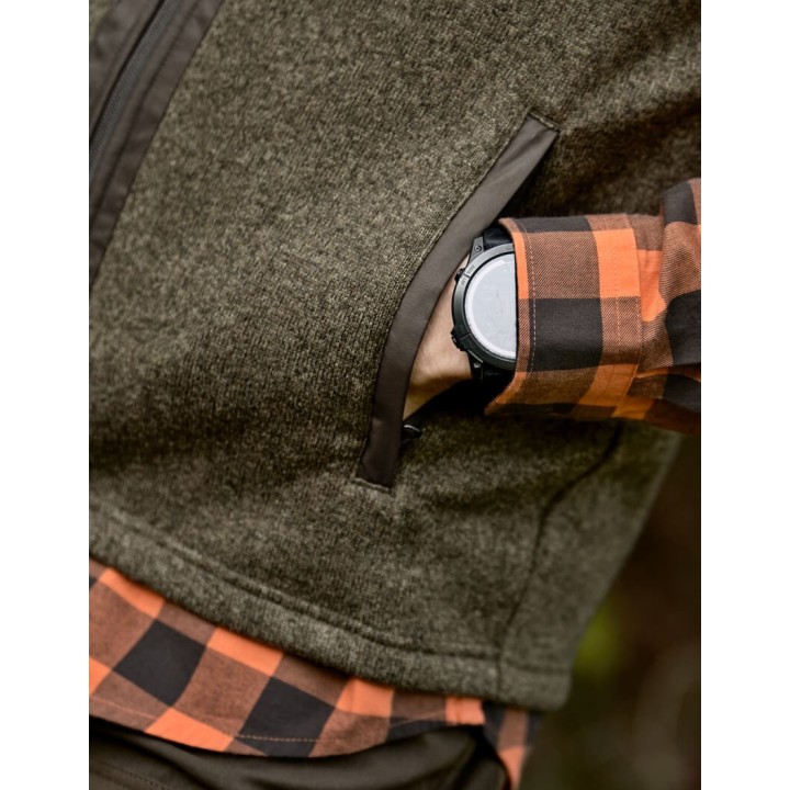 Harkila Kalix Fleece, зелёно-ивовый, тёплый жилет
