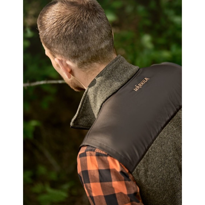 Harkila Kalix Fleece, зелёно-ивовый, тёплый жилет