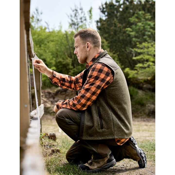 Harkila Kalix Fleece, зелёно-ивовый, тёплый жилет