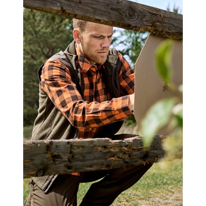 Harkila Kalix Fleece, зелёно-ивовый, тёплый жилет