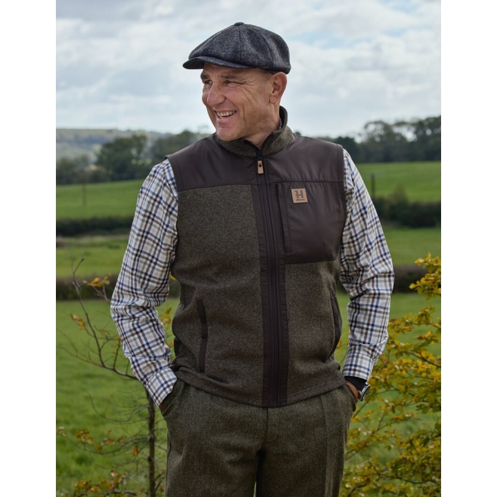 Harkila Kalix Fleece, зелёно-ивовый, тёплый жилет