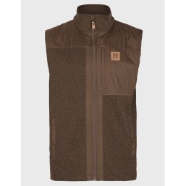 Harkila Kalix Fleece dark earth – teplá vesta