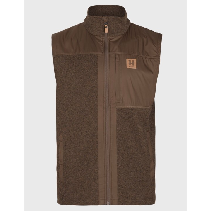 Harkila Kalix Fleece Dark Earth Warm Vest