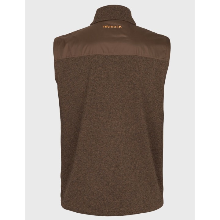 Harkila Kalix Fleece Dark Earth Warm Vest