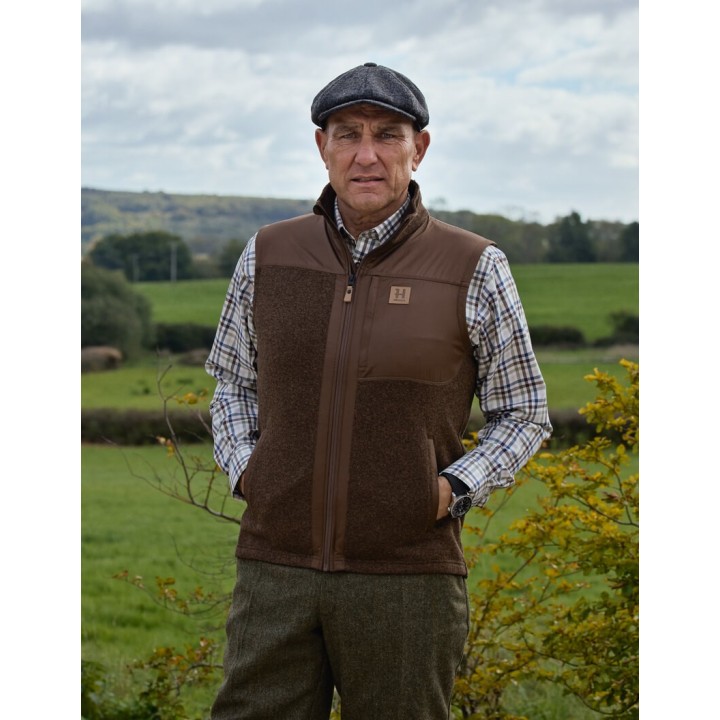 Harkila Kalix Fleece Dark Earth Warm Vest