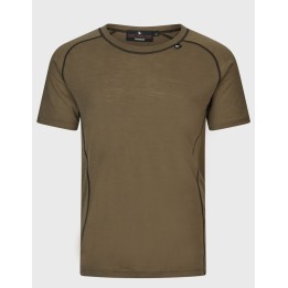 Seeland Apex Merino Covert Green T-Shirt, 35 % Wolle