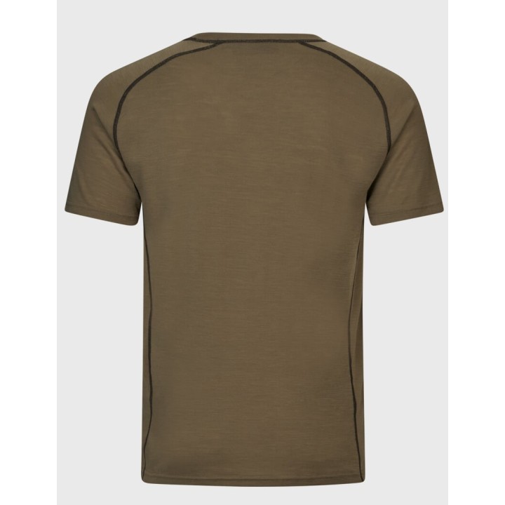 Seeland Apex Merino covert green póló, 35% gyapjú