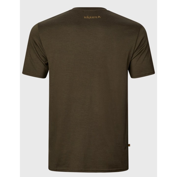 Harkila Game willow green Stag — свитшот из 80% шерсти