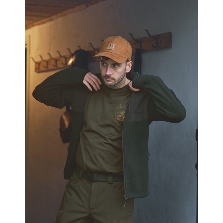 Harkila Game willow green Stag — свитшот из 80% шерсти